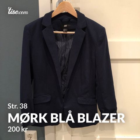 Mørk blå blazer / mørk blå dressjakke