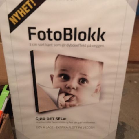 Foto ramme / fotoblokk 3 stk selges