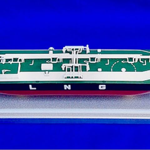 Skipsmodell LNG «Britta» Rederi Qatar Shipping-Daewoo Shipbuilding Ltd-Maritim