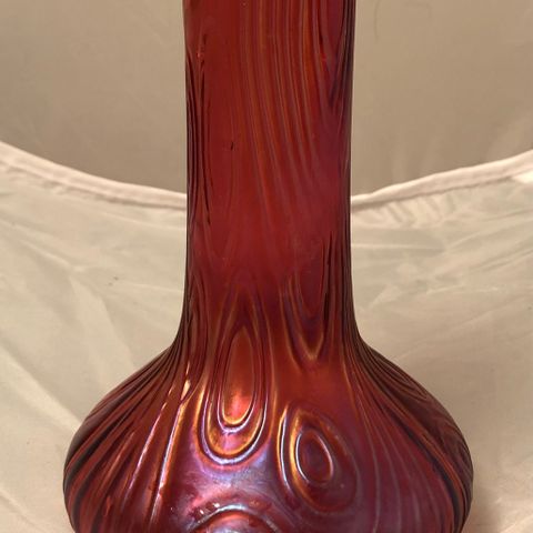 spiraloptisch glass vase Loetz