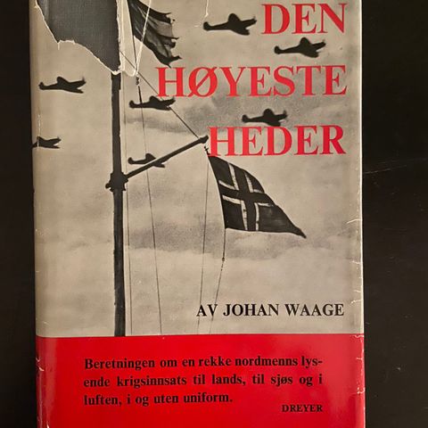 Johan Waage - Den høyeste heder