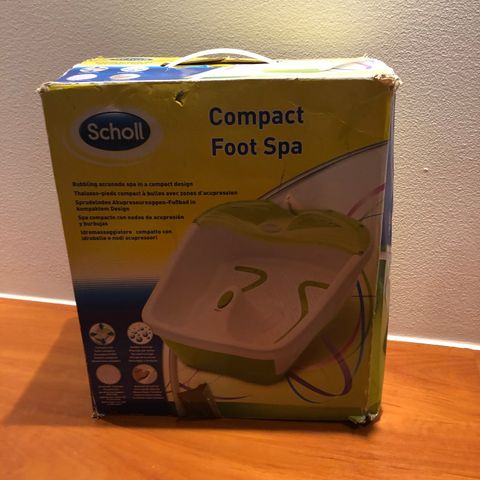 Scholl compact fotspa boblebad til salgs