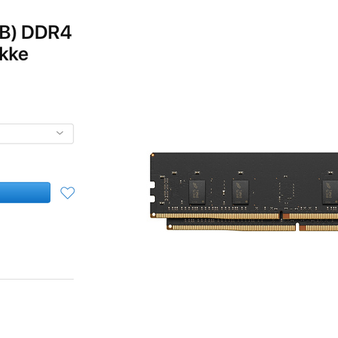 32 GB RAM, Minnebrikker, NYE!, 80% rabatt