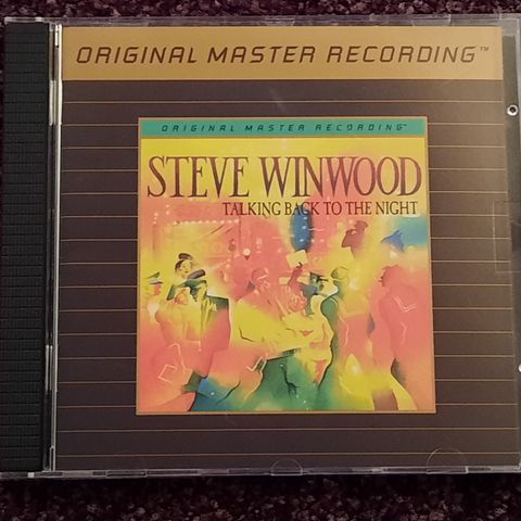 Steve Winwood - "Talking back to the night" - 24 Karat gold CD MFSL