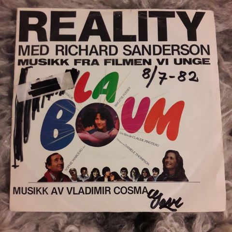 Richard Sanderson - Reality 7" Singel