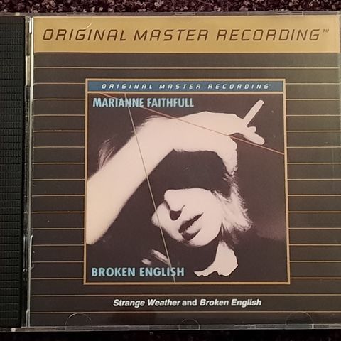 Marianne Faithful - "Broken English & Strange Weather" - 24 Karat gold CD MFSL