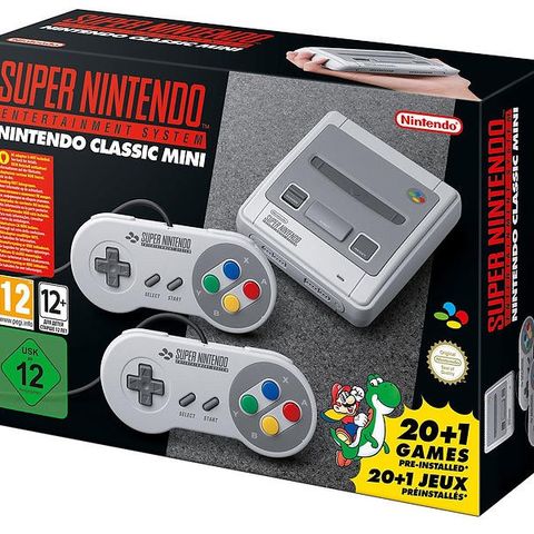 snes mini helt ny