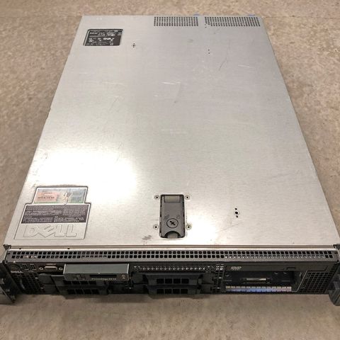 Dell PowerEdge R710 U2 rackserver - defekt/delmaskin