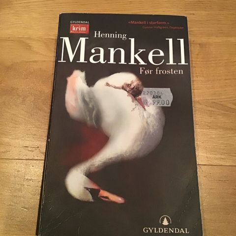 Pocketbok: Henning Mankell, Før frosten