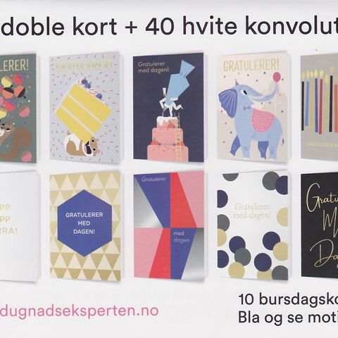 40  div. kort til 250kr. BILLIG! (Ink. 10 julekort)