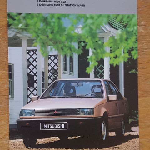 Brosjyre Mitsubishi Lancer 1988