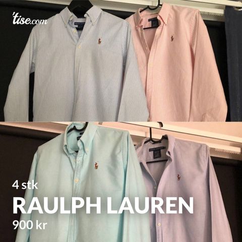 Raulph Lauren skjorter