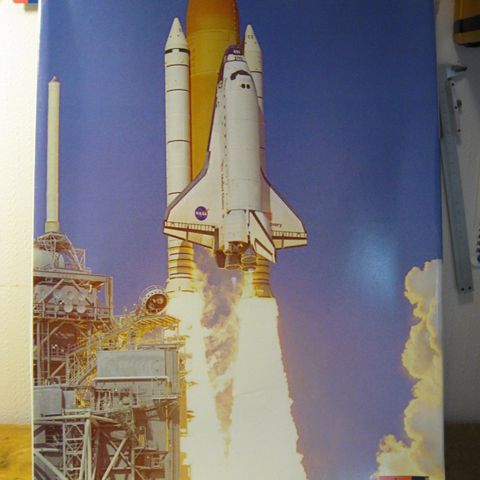 1/144 Airfix - Space Shuttle - Romferga - komplett og fin. Se bilder og tekst!