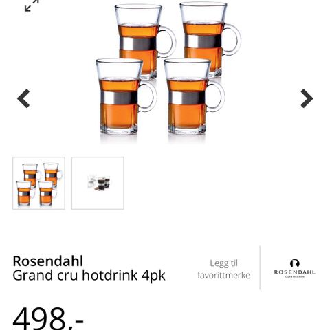 Rosendahl hotdrink glass