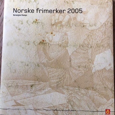 Årssett Norske frimerker 2005, sendes fraktfritt