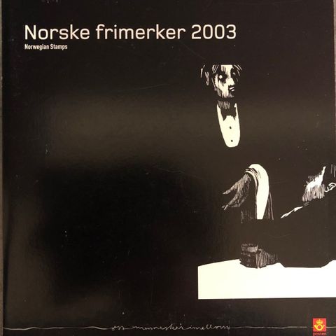 Postens årssett Norske frimerker 2003, sendes fraktfritt