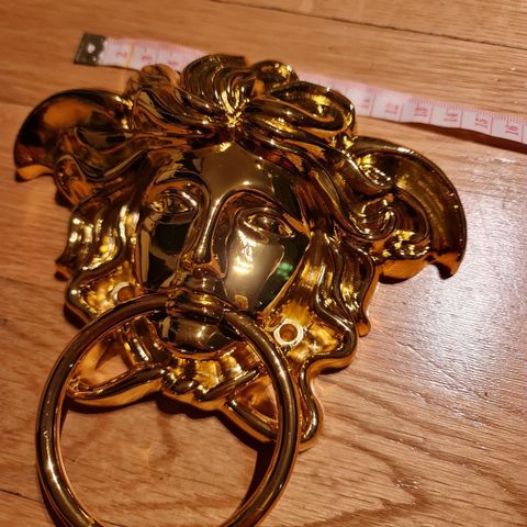 Versace Medusa Gold Bust with Ring Decorative