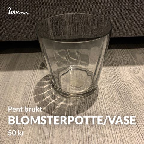 Vase/blomsterpotte