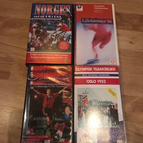 sportsøyeblikk på VHS