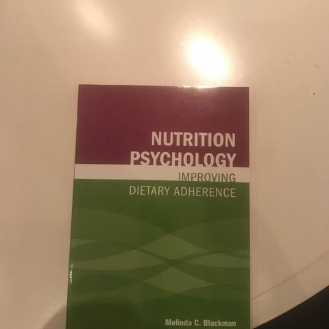 Nutrition Psychology - improving dietary adherence