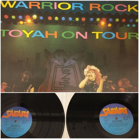 VINTAGE/RETRO LP-VINYL "WARRIOR ROCK/TOYAH ON TOUR 1982" DOBBEL 