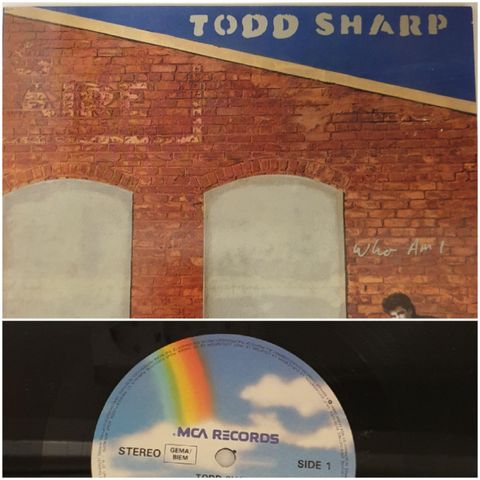 VINTAGE/RETRO LP-VINYL "TODD SHARP/WHO AM I 1986"