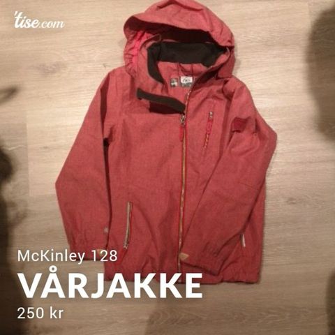 Vårjakke McKinley str 128