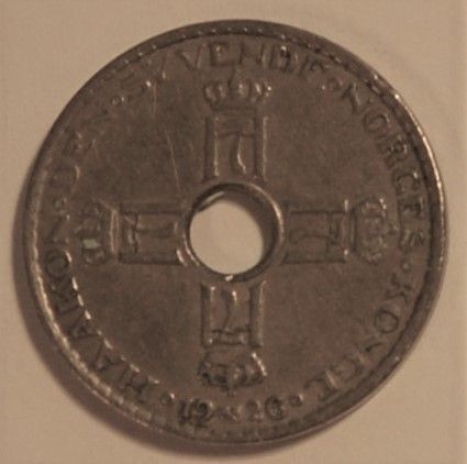 1-krone 1926, sendes fraktfritt