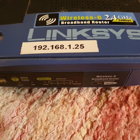 Linksys, Cisco WRT54GL router