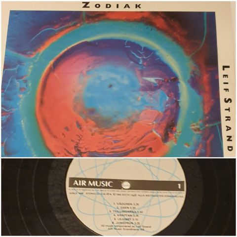 VINTAGE/ RETRO LP-VINYL "ZODIAK/LEIF STRAND" 1989