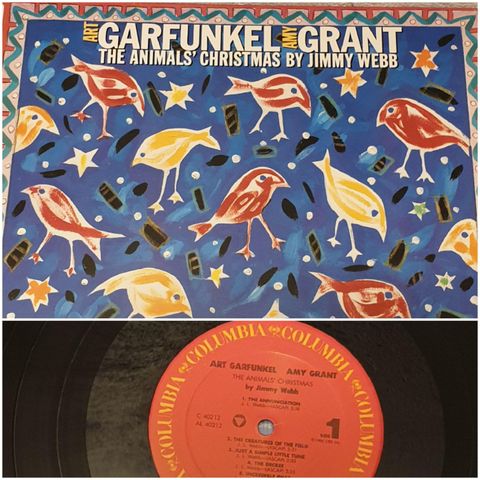 VINTAGE/ RETRO LP-VINYL "ART GARFUNKEL - AMY GRANT/THE ANIMALS CHRISTMAS"