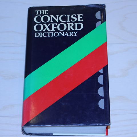 The Concise Oxford Dictionary