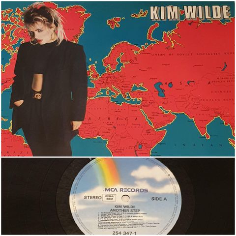 VINTAGE/ RETRO LP-VINYL "KIM WILDE/ANOTHER STEP" 1986