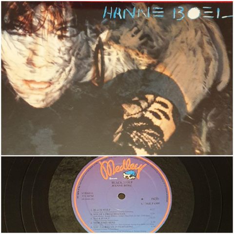 VINTAGE/ RETRO LP-VINYL "HANNE BOEL/BLACK WOLF" 1988