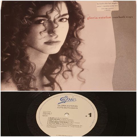 VINTAGE/ RETRO LP-VINYL "GLORIA ESTEFAN/CUST BOTH WAYS" 1989