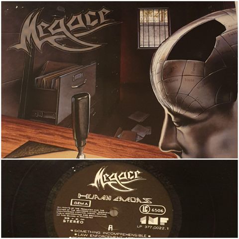 VINTAGE/ RETRO LP-VINYL "MEGACE/HUMAN ERRORS" 1991