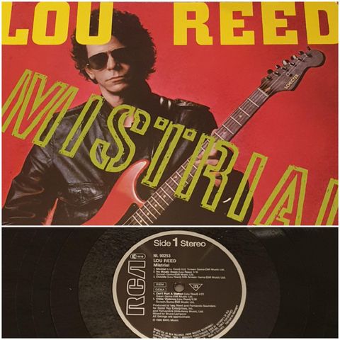 VINTAGE/ RETRO LP-VINYL "LOU REED/MISTRIAL" 1986