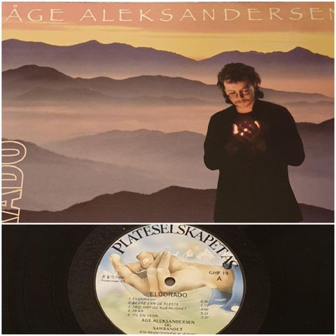 VINTAGE/ RETRO LP-VINYL "ÅGE ALEKSANDERSEN/ ELDORADO" 1986