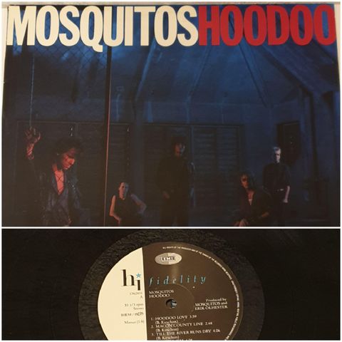 VINTAGE/ RETRO LP-VINYL "MOSQUITOS HOODOO/FIDELITY" 1986