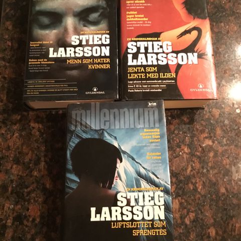 Bøker av og med Stieg Larsson - Millennium