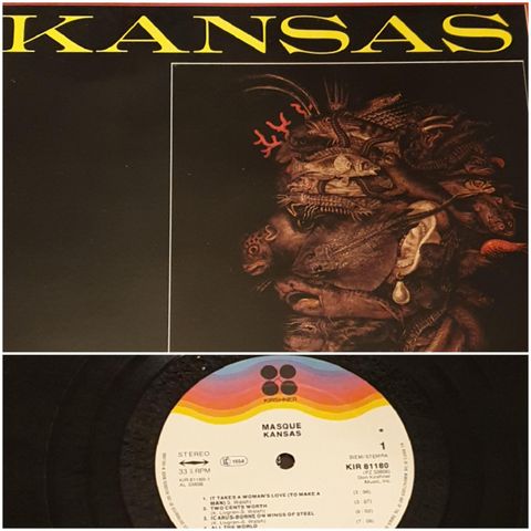 VINTAGE/ RETRO LP-VINYL "KANSAS/MASQUE" 1977