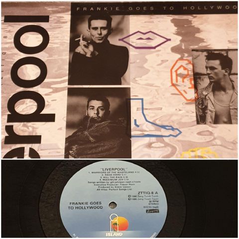 VINTAGE/ RETRO LP-VINYL "FRANKIE GOES TO HOLLYWOOD/ LIVERPOOL" 1986