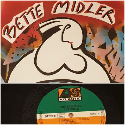 VINTAGE/ RETRO LP-VINYL "BETTE MIDLER/NO FRILLS" 1983