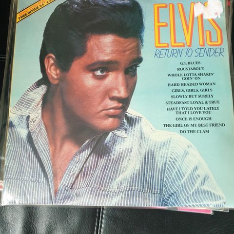 Elvis Presly.  20 plater. Aldri vert ut av plastik