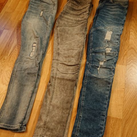 Stor mengde jeans og bukser i 29/32 - som nye! 75-85% avslag! Merkevarer!