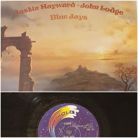 VINTAGE/ RETRO LP-VINYL "JUSTIN HAVWARD - JOHN LODGE/BLUE JAYS" 1975