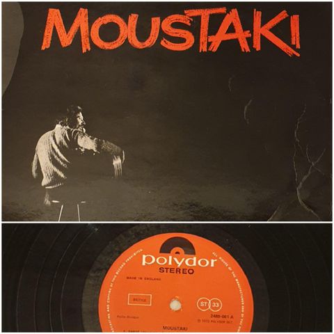 VINTAGE/ RETRO LP-VINYL "MOUSTAKI/DANSE" 1972