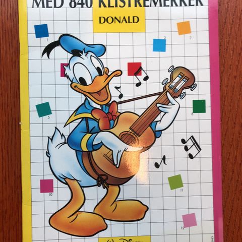 Disney Donald Duck med 840 klistremerker  Ubrukt album fra 1990 butikknytt