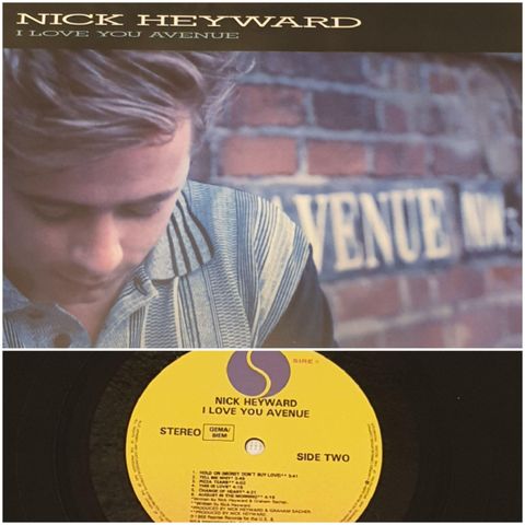 VINTAGE/ RETRO LP-VINYL "NICK HEYWARD/I LOVE YOU AVENUE 1988"