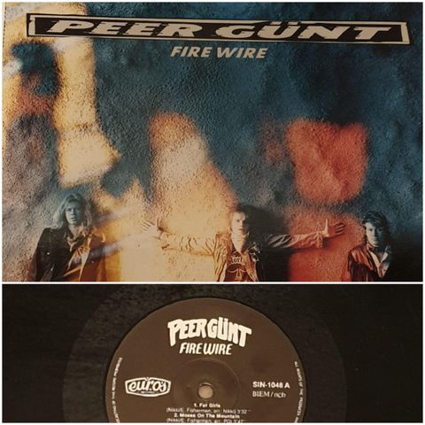 VINTAGE/ RETRO LP-VINYL "PEER GUNT/FIRE WIRE 1988"